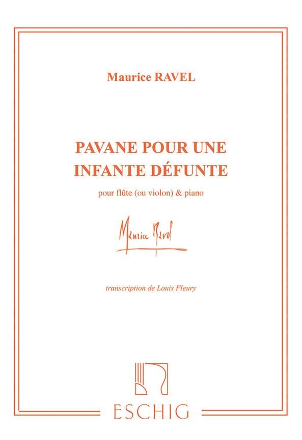 Pavane Pour Une Infante Defunte Fl Ou Vl-Piano